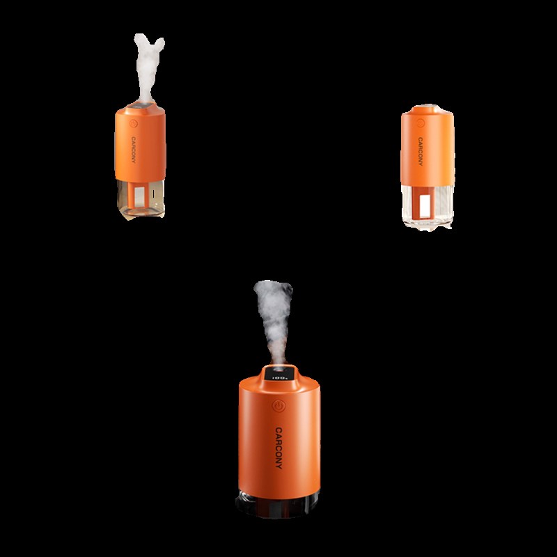 高级车载加湿器静音喷雾便携杀菌空气净化器充电款雾化香薰氛围灯