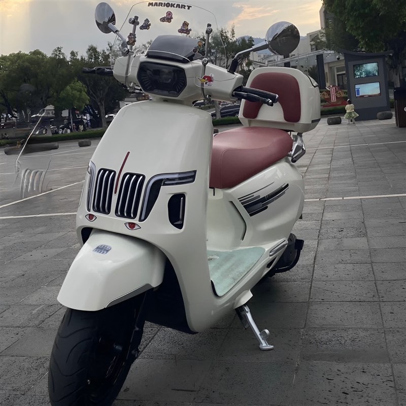 适用于钱江迪诺150尾箱摩托车电动车后备箱复古行李箱载物箱改装