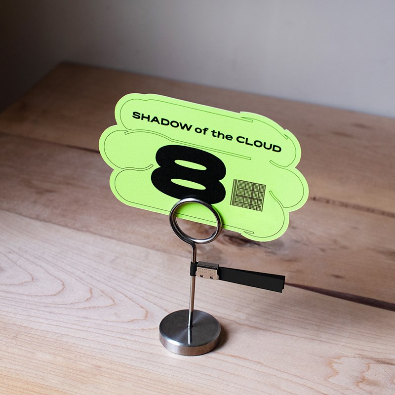 规律RPL桌面金属标签夹 特种纸数字桌卡物M料二维码名片展示便签