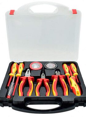 EVERPOWER 艾威博尔11件VDE绝缘电工工具组套455012电工工具组套
