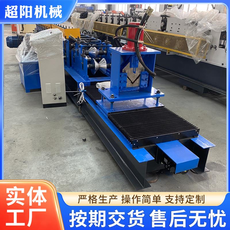 供应全自动角铁成型设备三角钢成型冲孔机械镀锌不锈钢材质