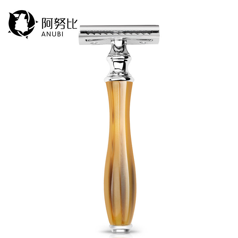 男士刮胡刀双面刮脸刀老式剃须刀手动手刮刀德国工艺男士礼盒套装