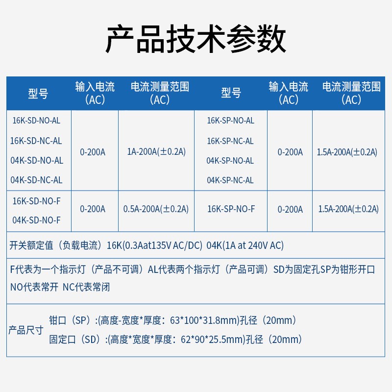 感通交流电流感应开关 检测电流继电器输出电流检测模块给PLC信号