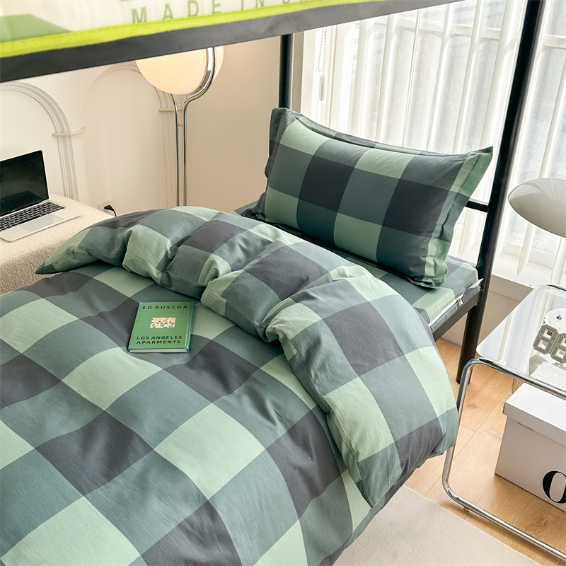 纯棉被套150X200cm学生宿舍单人全棉被罩180X220被子套200X230cm