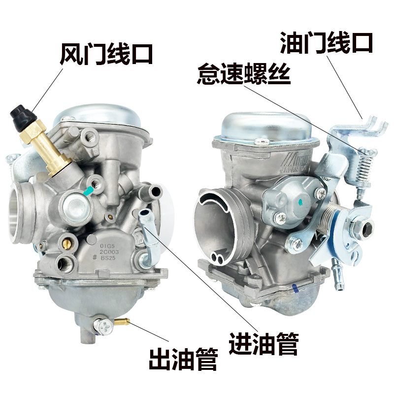 外星人 GSX125 骏威 QS125-3F/3G/3H/3L/3K/6/B GN125-2F/D化油器