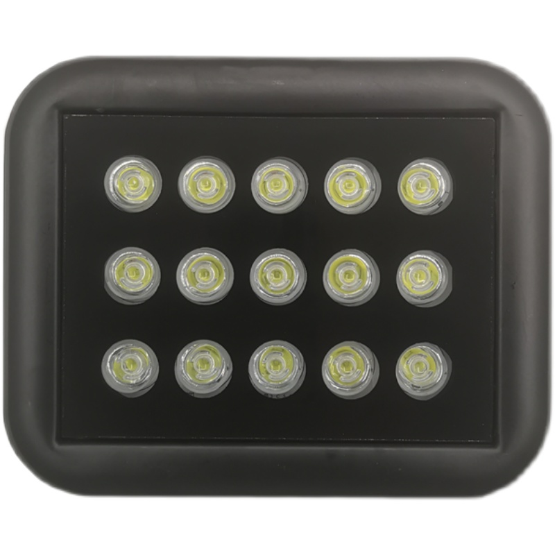 包邮监控车牌识别补光灯220V白光15W道闸停车场照车牌户外防水LED