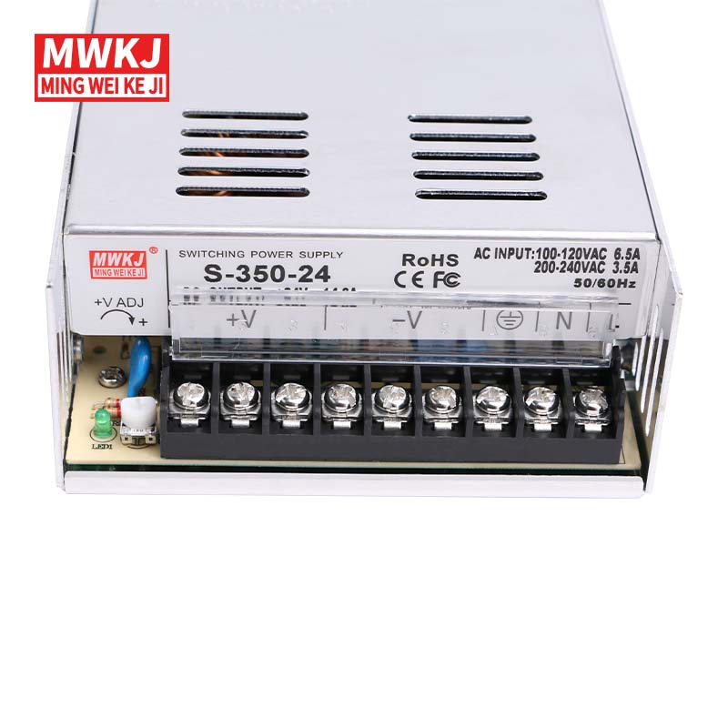开关电源S-50-24 LED监控电源220伏转24v直流变压器S-350-24V 12V