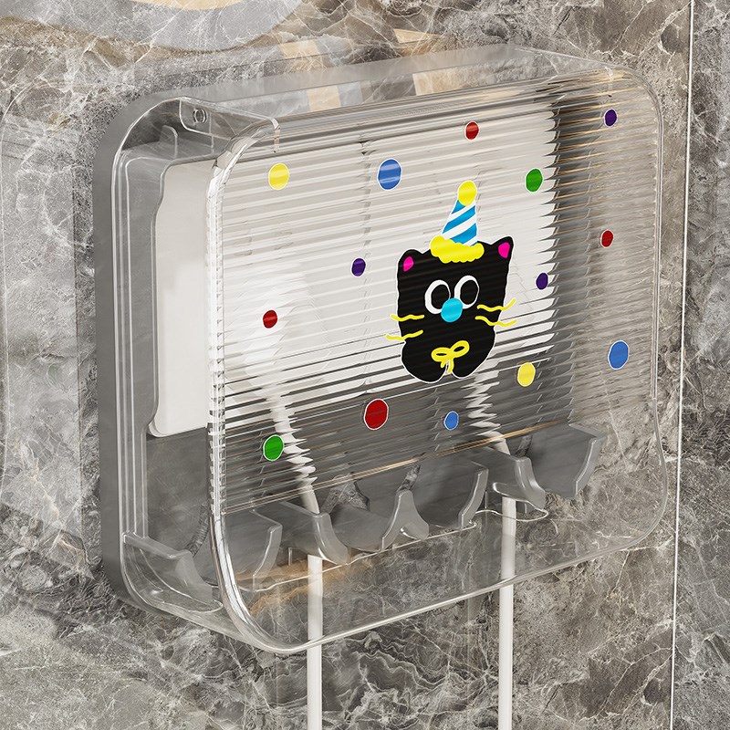 86型加高加大插座防水罩遮挡盒浴室漏电开关防溅盒热水器保护罩盖