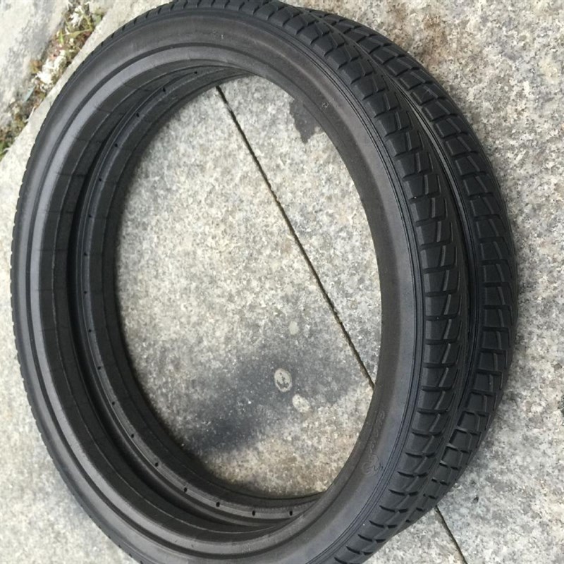 16寸童车折叠自行车轮胎免充气不用打气实心胎16x1.75内外胎防扎