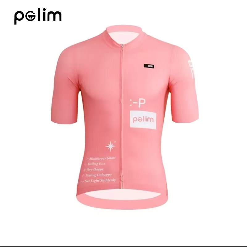 PAS短袖山地自行车骑行服修身英伦风机车服骑行服公路车男女同款