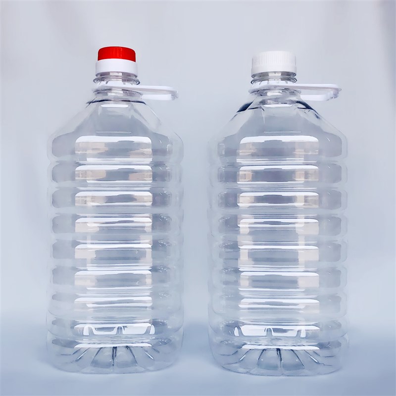 5L全新PET食品级透明塑料桶酒桶酒壶食用油桶油壶10斤装花生油瓶
