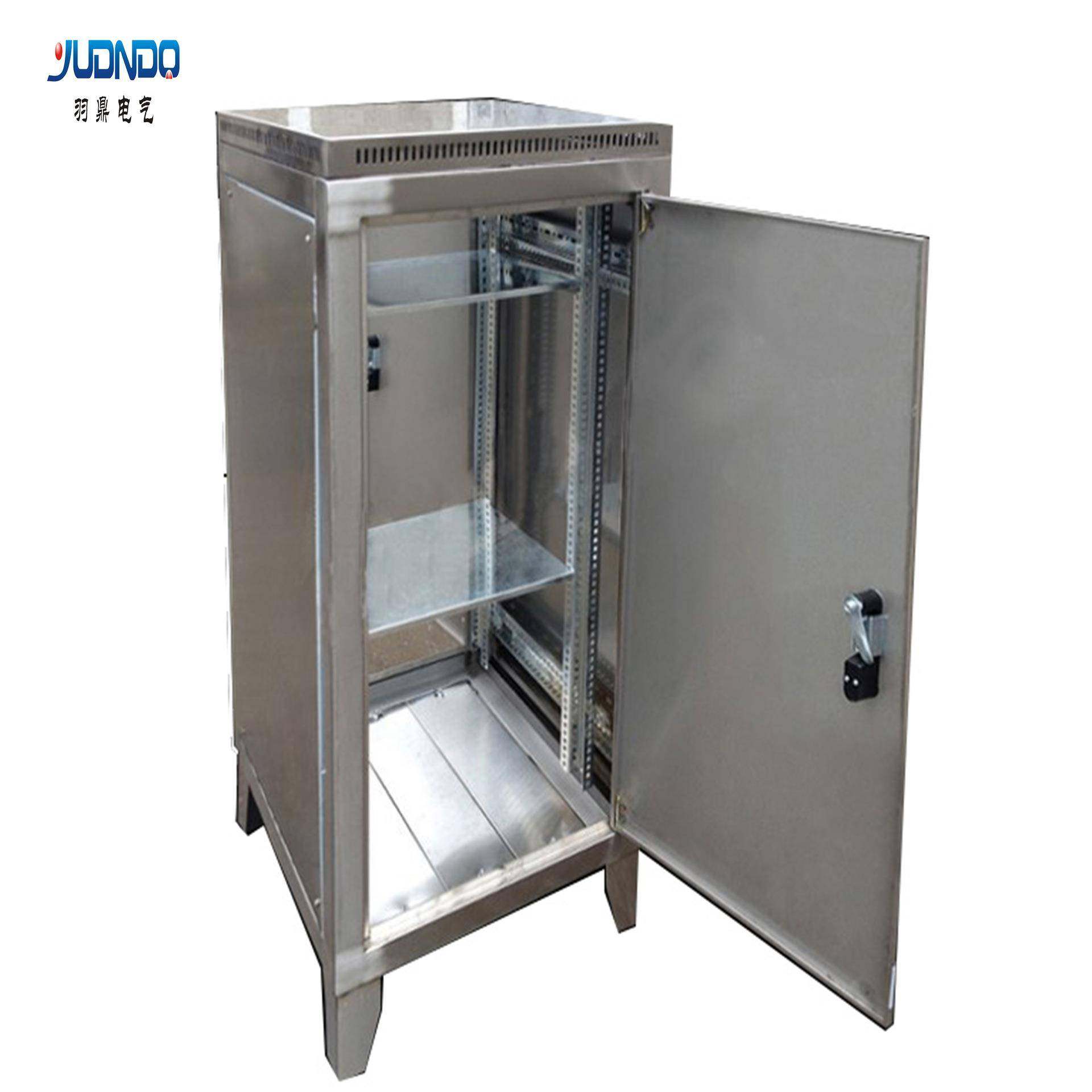 供应不锈钢机柜户外网络电信箱户外信号控制箱公安14U控制箱