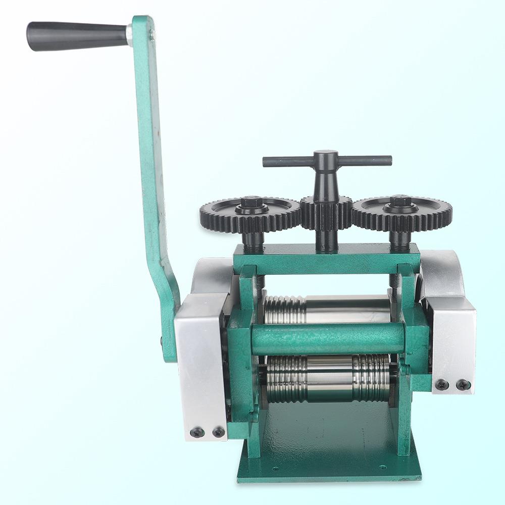 越南首饰压片机手摇压线机压四方半圆金银手动钢板小型压条工具