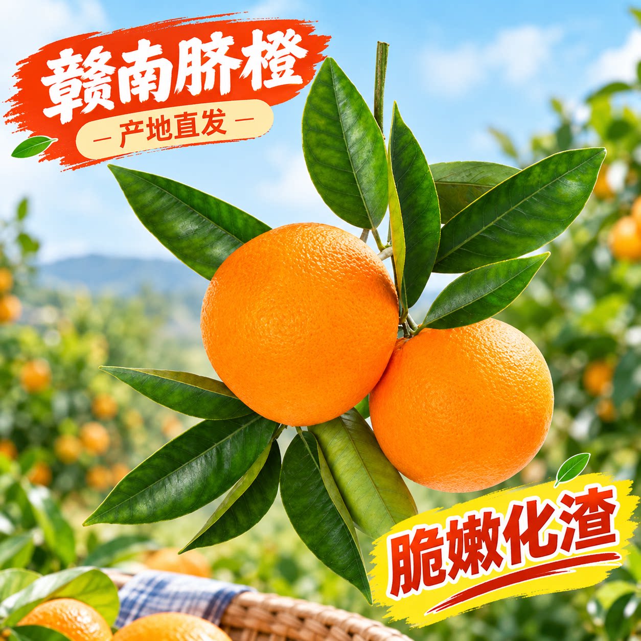 赣南脐橙10斤新鲜产地直发包邮
