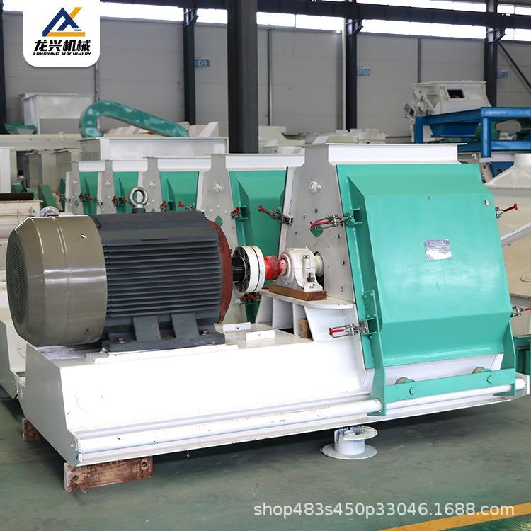 玉米芯粉碎机蘑菇培养基粉碎机锤片式碳化钨耐磨高产量碎粒机械