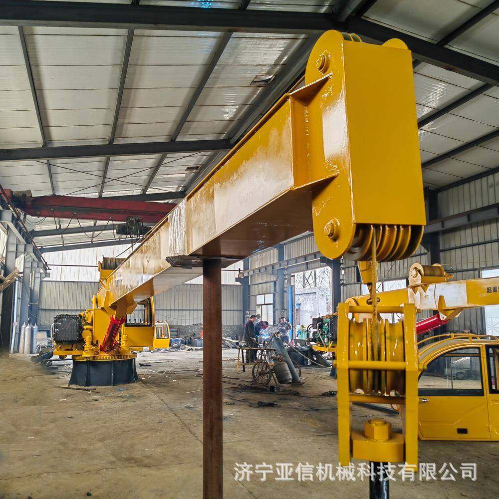 单臂式12吨克令吊甲板固定式船吊全液压小型船用起重机,搬运/仓储/物流设备,其他起重搬运设备,淘宝优惠券,粉丝福利购,淘宝优惠卷