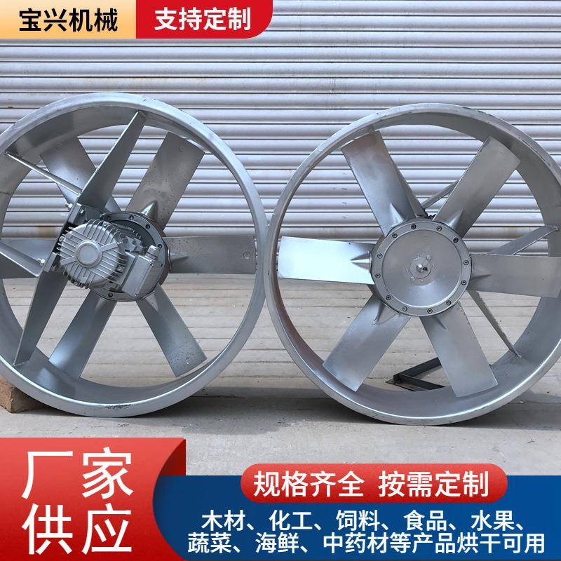 定做高温高湿烘干房风机烘烤循环轴流风机2.2KW木材烘干设备风机