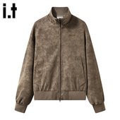 izzue官方正版 新款 男士 i.t 廓形夹克外套男款 秋冬轻奢痞帅男