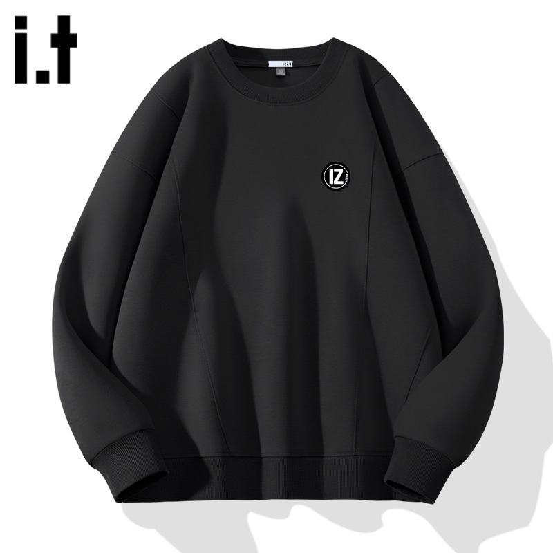 itizzue分割空气层圆领卫衣男