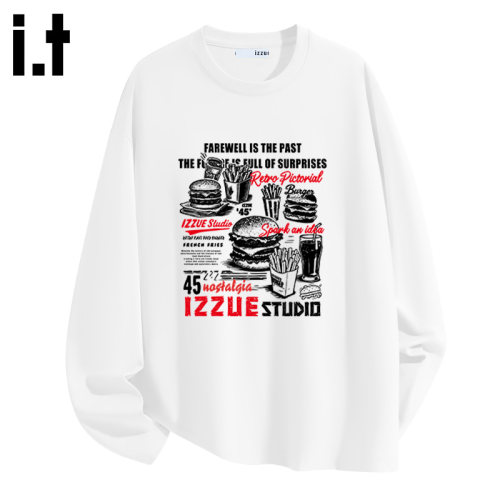 i.tizzue纯棉长袖T恤打底衫男款