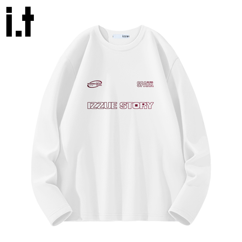 itizzue男生白色德绒打底衫内搭