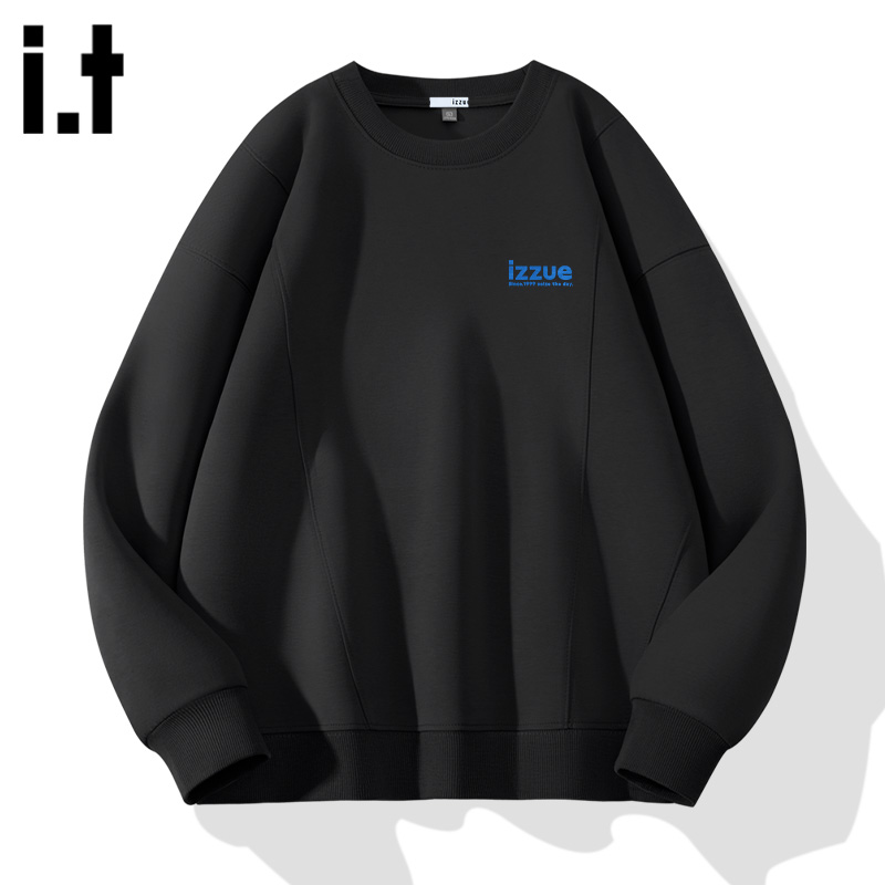 itizzue分割空气层圆领卫衣男