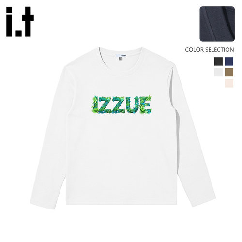 itizzue加绒长袖T恤男