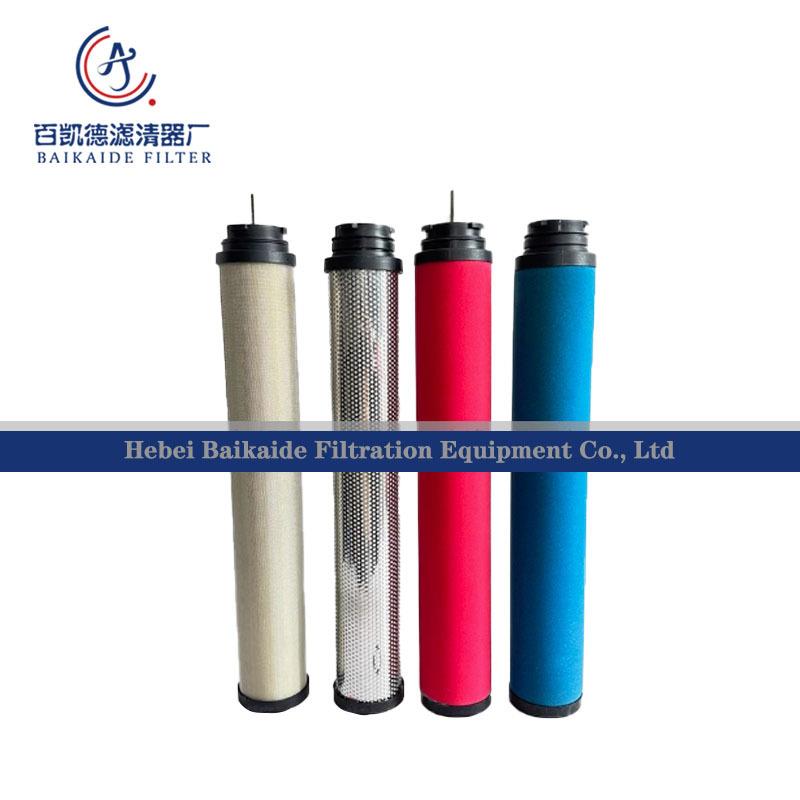 替代嘉隆干燥机管道粉尘精密除油过滤器器滤芯三卡口15-20立方