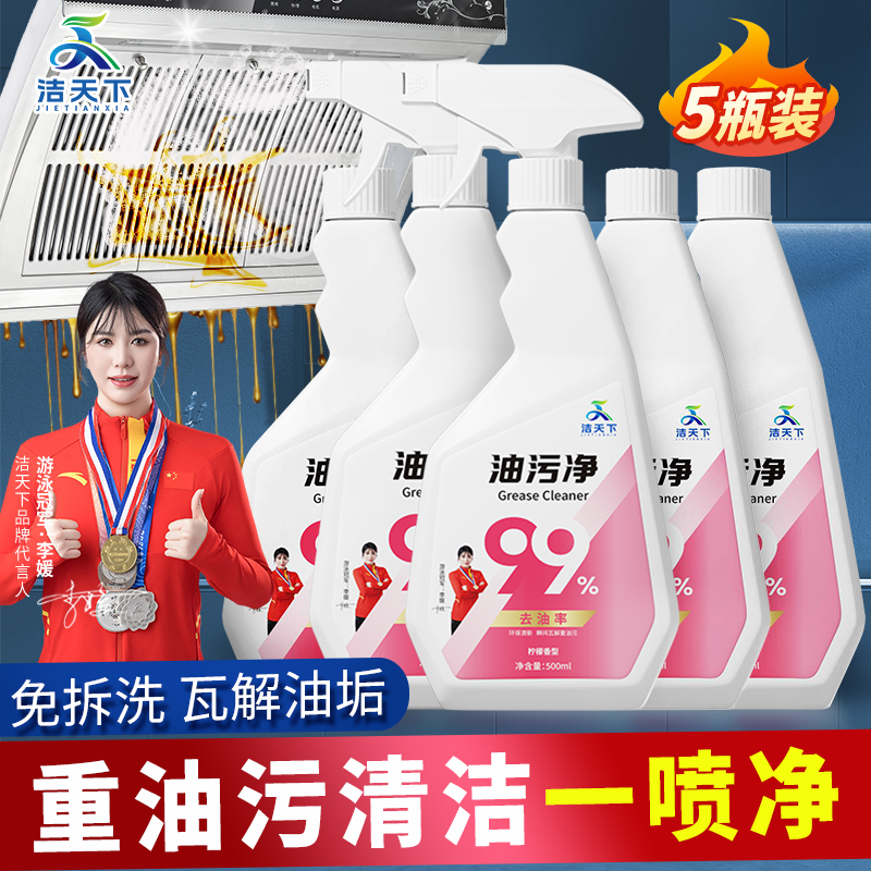 洁天下油污净去重油泡沫型清洁剂