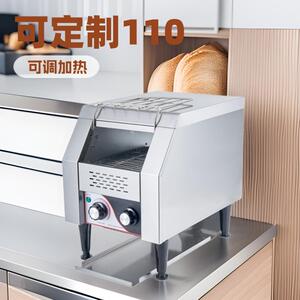 佰得厂家小型链条多士炉商用全自动烘烤面包机吐司炉生产