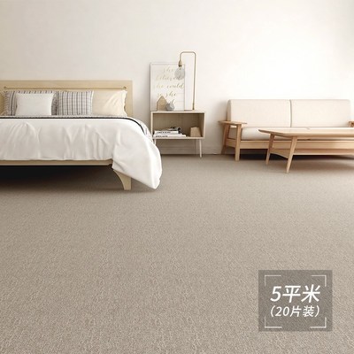 家用卧室客厅地h毯满铺房间办公室拼接方块毯全屋全铺地毯上海日