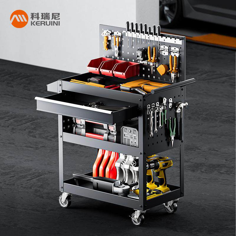 多功能维修车车间移动工具车机修工具收纳架工厂装配手推车高品质