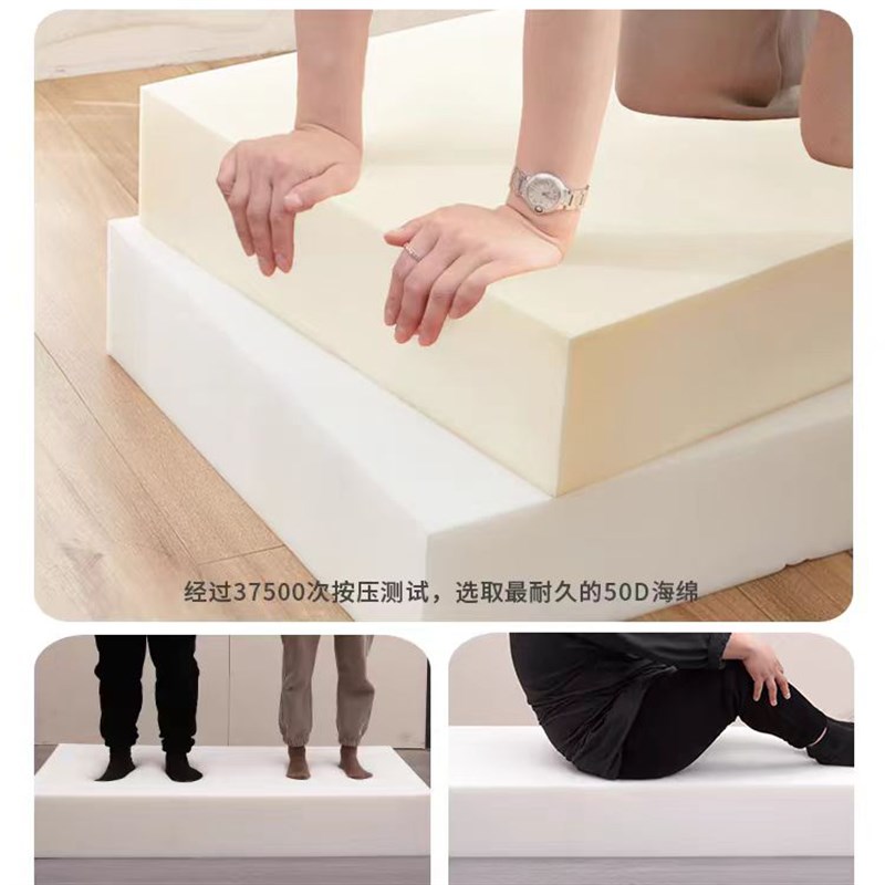 加厚加硬定制做60D高回弹榻榻米D飘窗密度海绵沙发坐座垫靠背坐椅