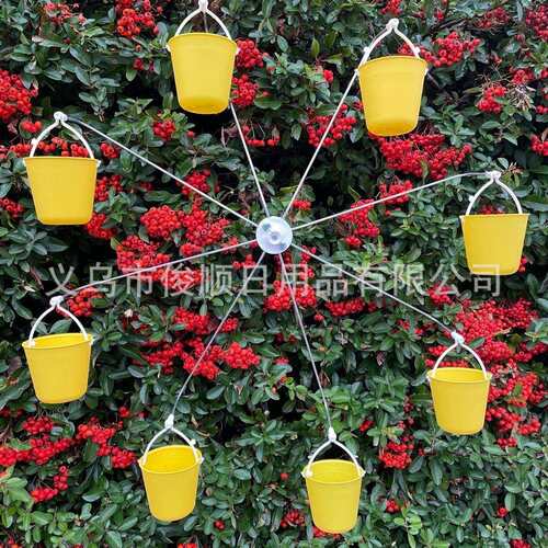 亚马逊 新款小鸟摩天轮喂鸟器户外装饰喂鸟器 Birds Ferris Wheel