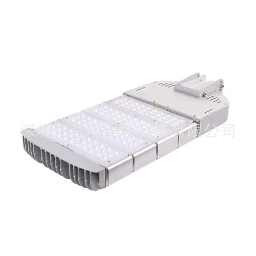 3030光源LED路灯外壳四模组200W 路灯散热套件 新透镜路灯外壳