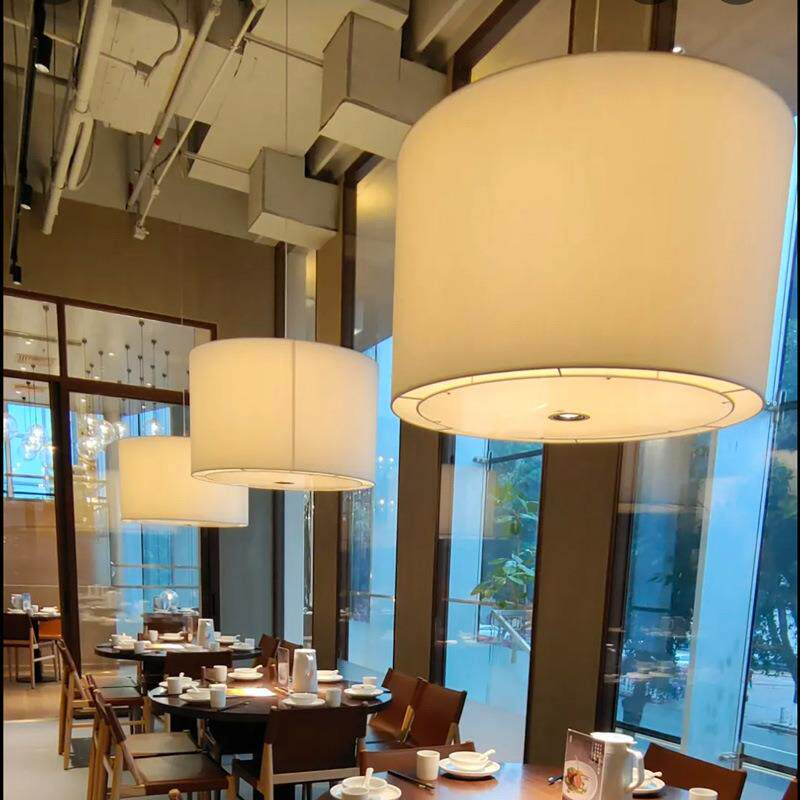 设计师饭厅吊灯日式餐饮饭店卡座北欧酒店大厅宴会厅吧台灯具