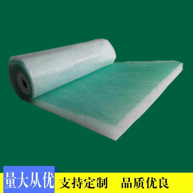 喷漆房地格槽漆雾过滤棉 绿白玻璃纤维毡 地棉 阻漆网 PA-60底棉