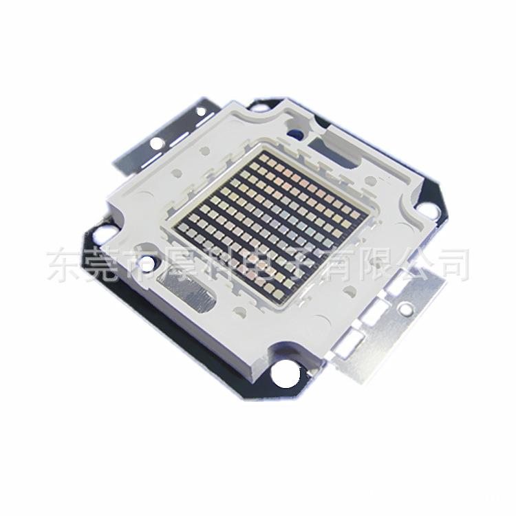 LED大功率 100W蓝光集成灯珠 波长460-470nm 10串7并