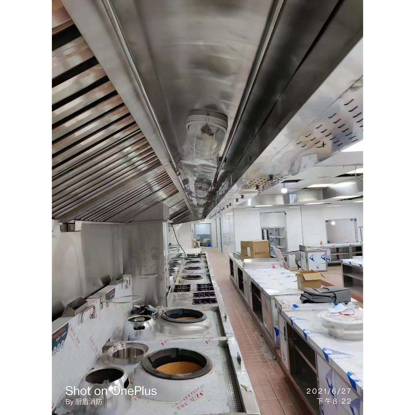 酒店商用厨房排烟设备全套制作安装厨具用品不锈钢制作厨房排烟机