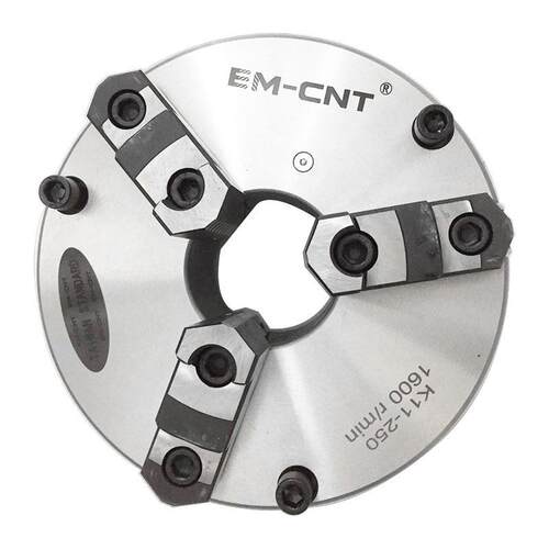 EM-CNT三爪卡盘K21-A三爪自定心卡盘手动联动 100 125 160 200 25