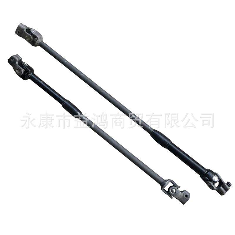 改装电动钢管车配件 卡丁车方向机连接伸缩万向节转向轴290-850MM