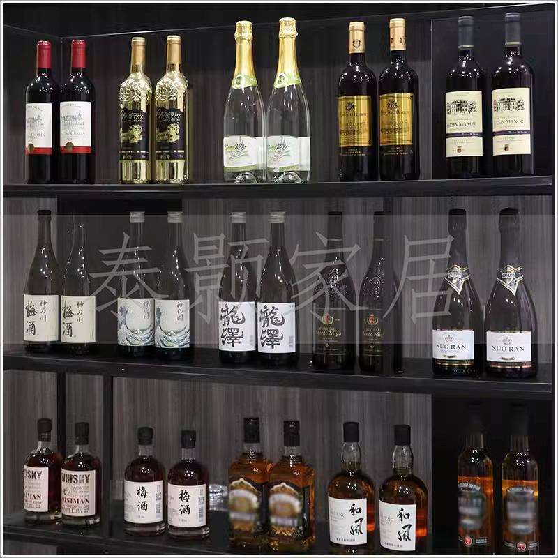 售楼处吧台样板间酒柜仿真酒摆件橱柜道具假酒软装厨房餐厅饰品