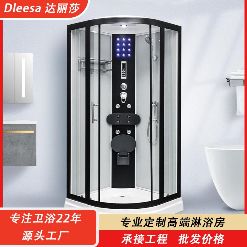 家用整体淋浴房浴室一体式卫生间浴房移门玻璃洗澡房沐浴暖风浴房