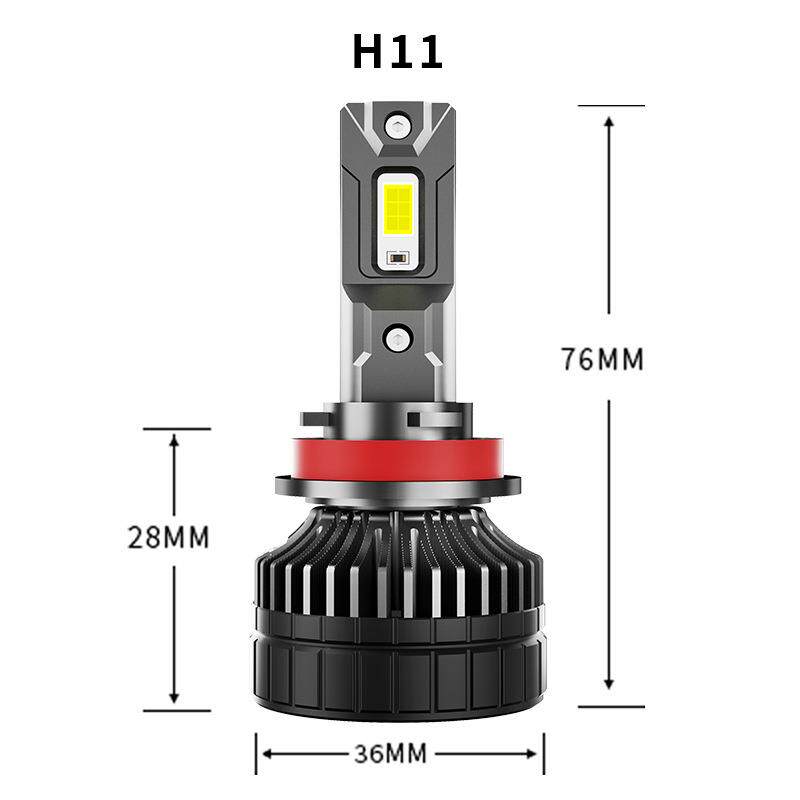 厂家直供V8高亮90W汽车LED前大灯雾灯9004H7H119005远近光前照灯