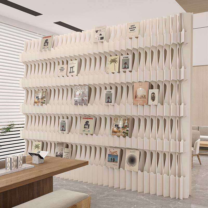 展台展示架办公室客厅书架货品展示柜商场精品陈列柜隔断屏风假墙