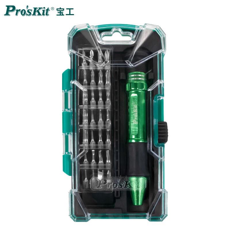 宝工(Pro'sKit)SD-9608 30件套 铝合金手柄精密起子组