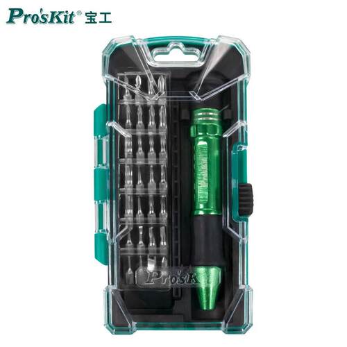 宝工（Pro'sKit）SD-9608 30件套 铝合金手柄精密起子组