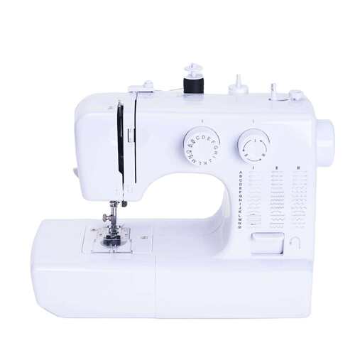 818新品45线型双针家用缝纫机迷你便携式锁边订扣眼吃厚缝纫