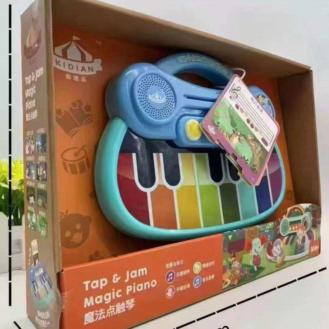 新品音乐电子琴魔法点触琴儿童钢琴手拍鼓玩具音乐儿童早教玩具