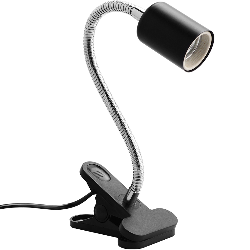 爬虫爬宠陶瓷加热灯架UVA灯UVB乌龟晒背带开关任意弯曲灯架罩爬虫